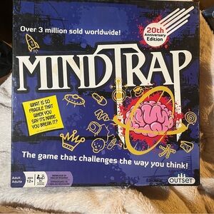 4 / 100$ MindTrap 20th Anniversary Edition Board Game - Purple by Outset